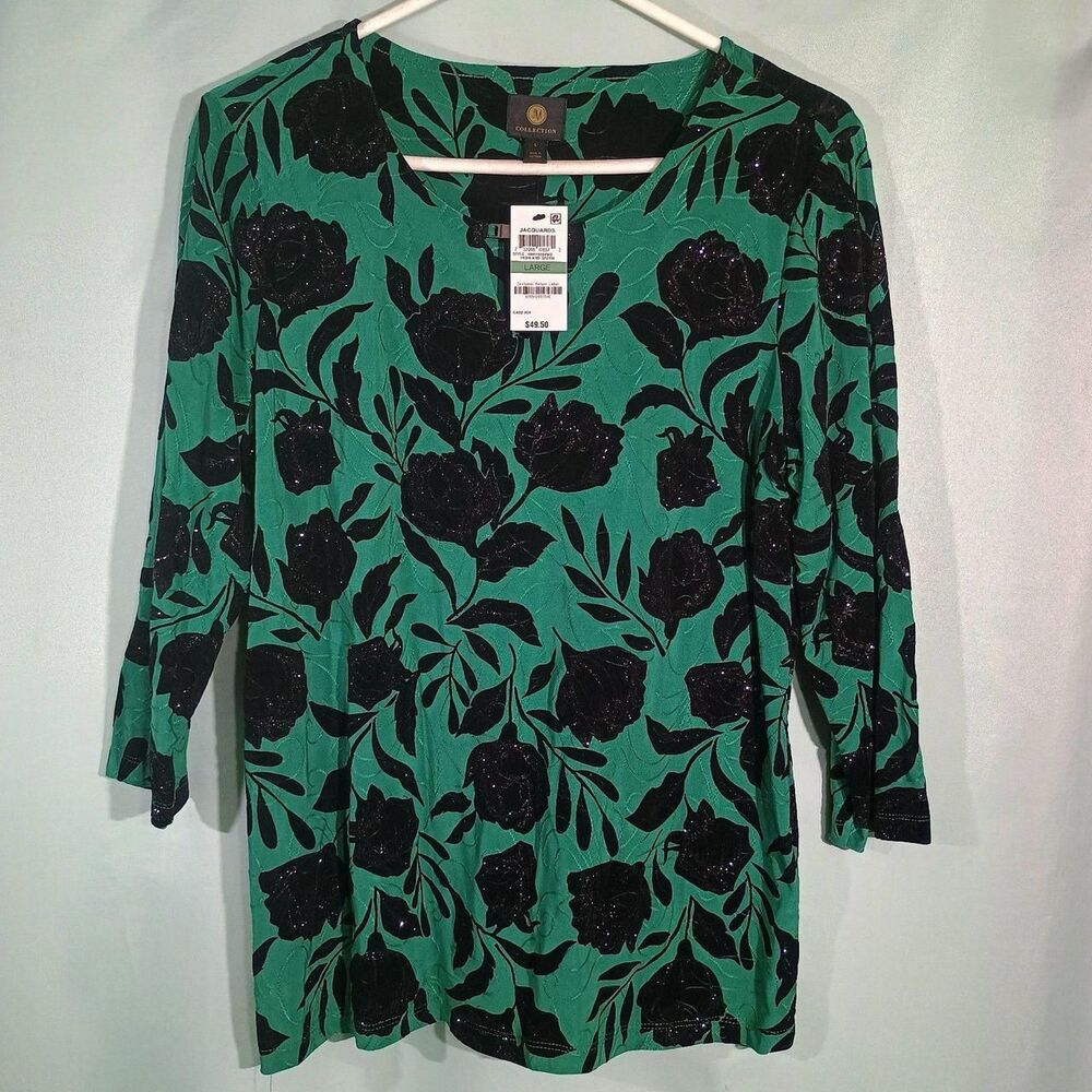 Jm-collection Women's Multi Blouse